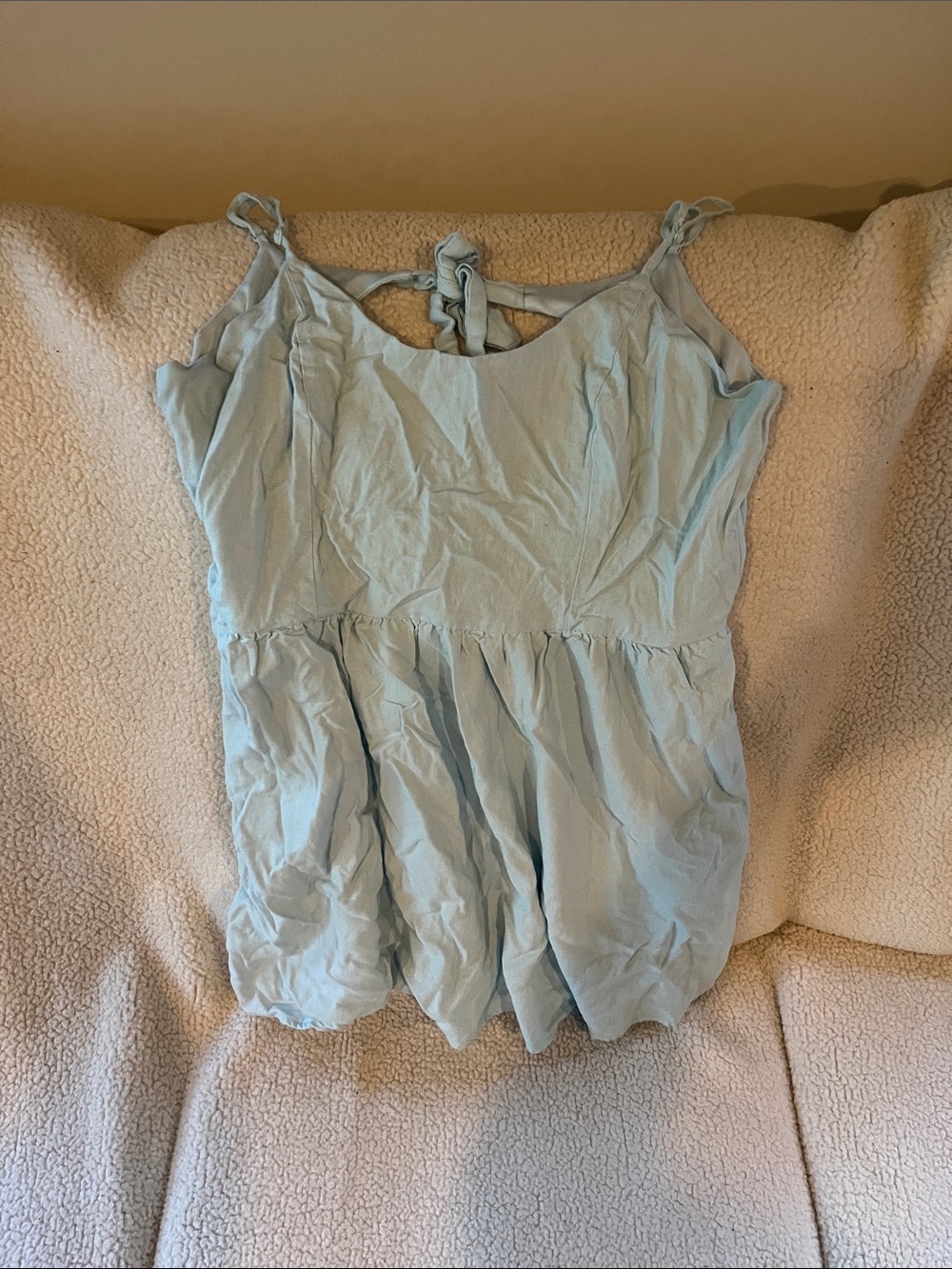 Francesca's Collections Light Blue Mini Dress